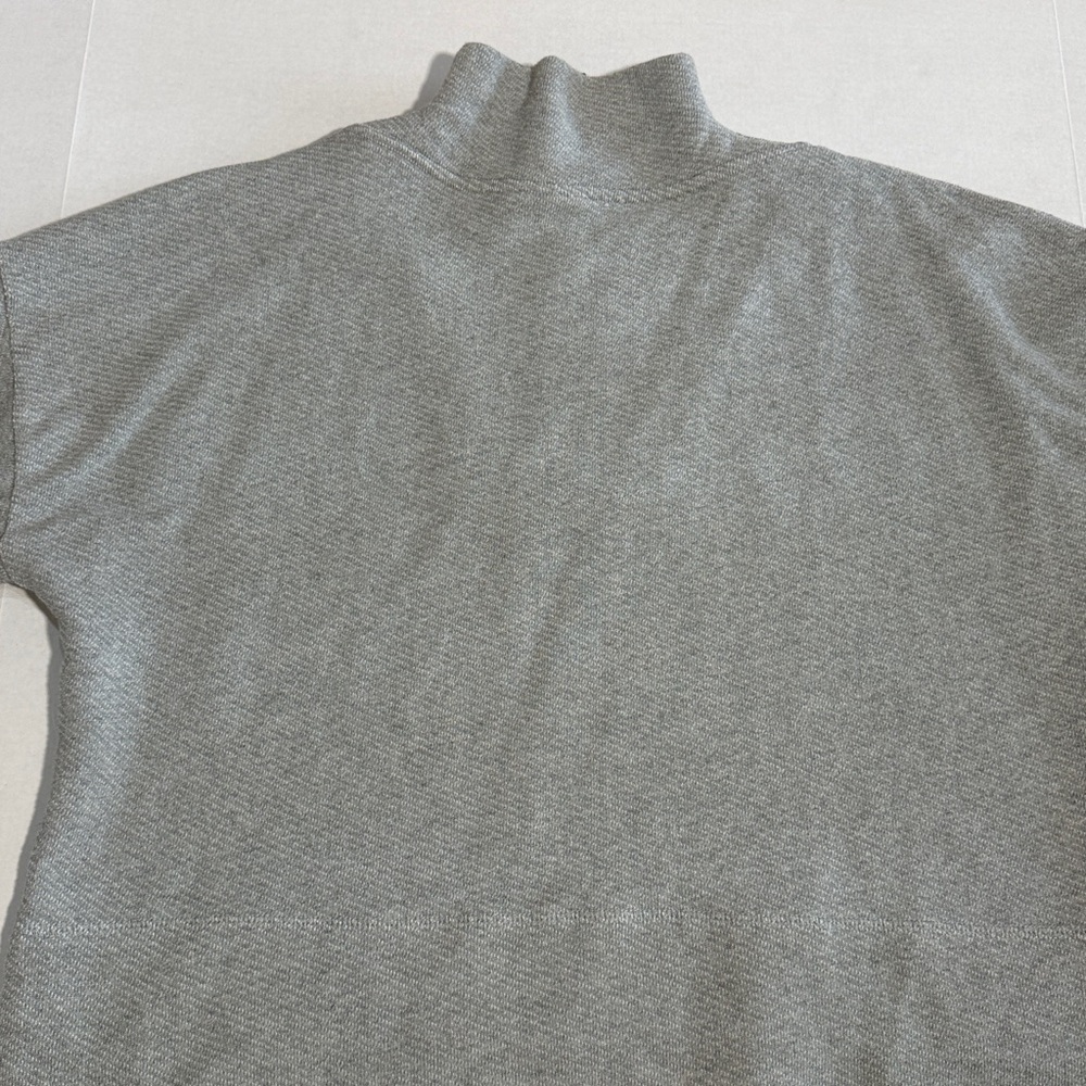 Sweaty Betty Gray Quarter-Zip Mock Neck Pullover – Premium Activewear - Picture 6 of 6